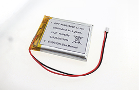 3.7V 2500mAh 804362手持小风扇伟德在线体育官网