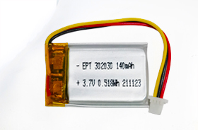 3.7V 302030 140mAh GPS伟德在线体育官网 3.7V 302030 140mAh GPS伟德在线体育官网