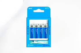 1.5V锂电池 AA AAA可充电蓝色带挂卡可Type-c口充电 1.5V锂电池 AA AAA可充电蓝色带挂卡可Type-c口充电